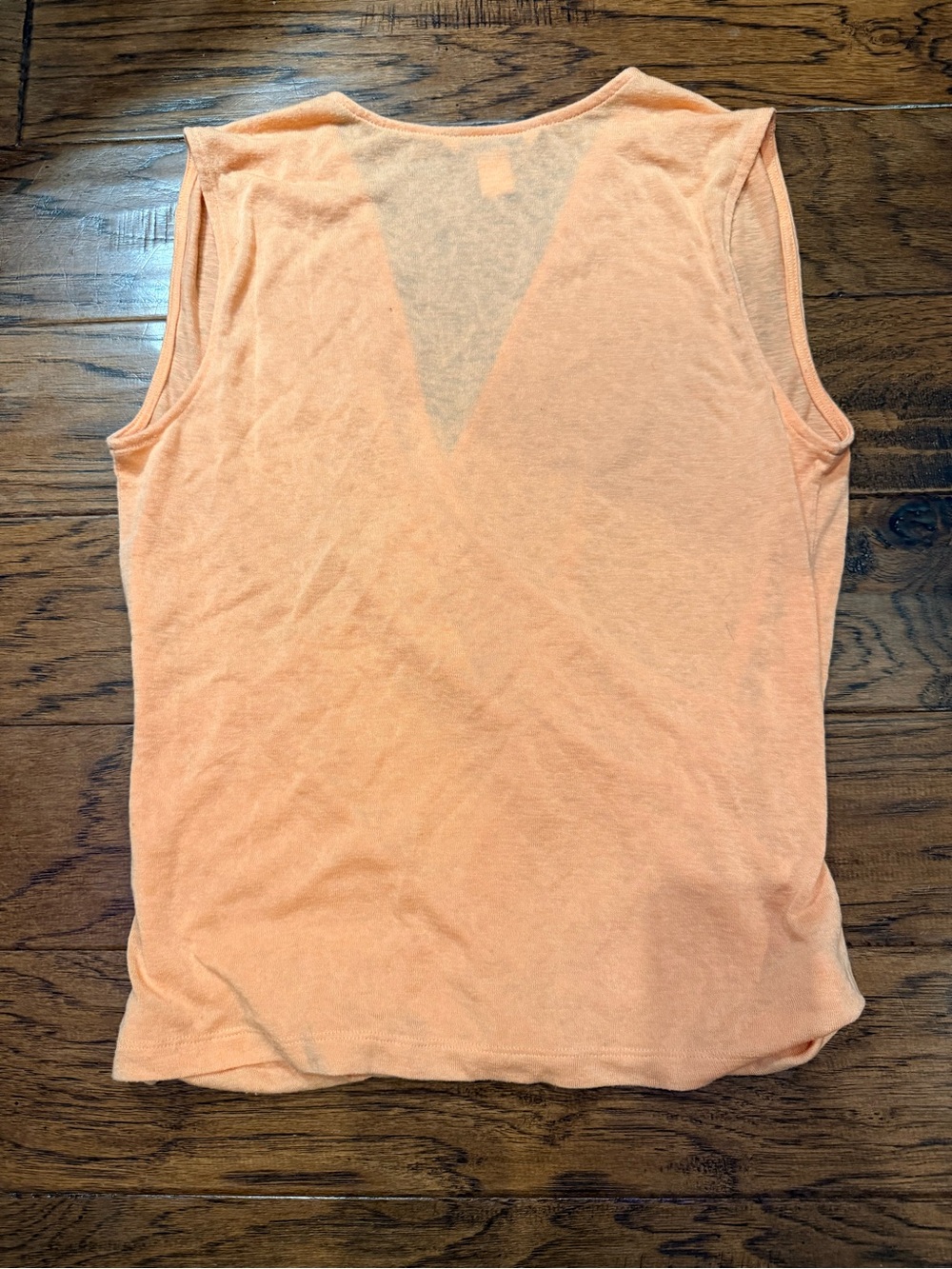 Athleta Tangerine Sleeveless Crossover V-Neck Tank Top Size Medium Soft Stretch - Picture 6 of 7
